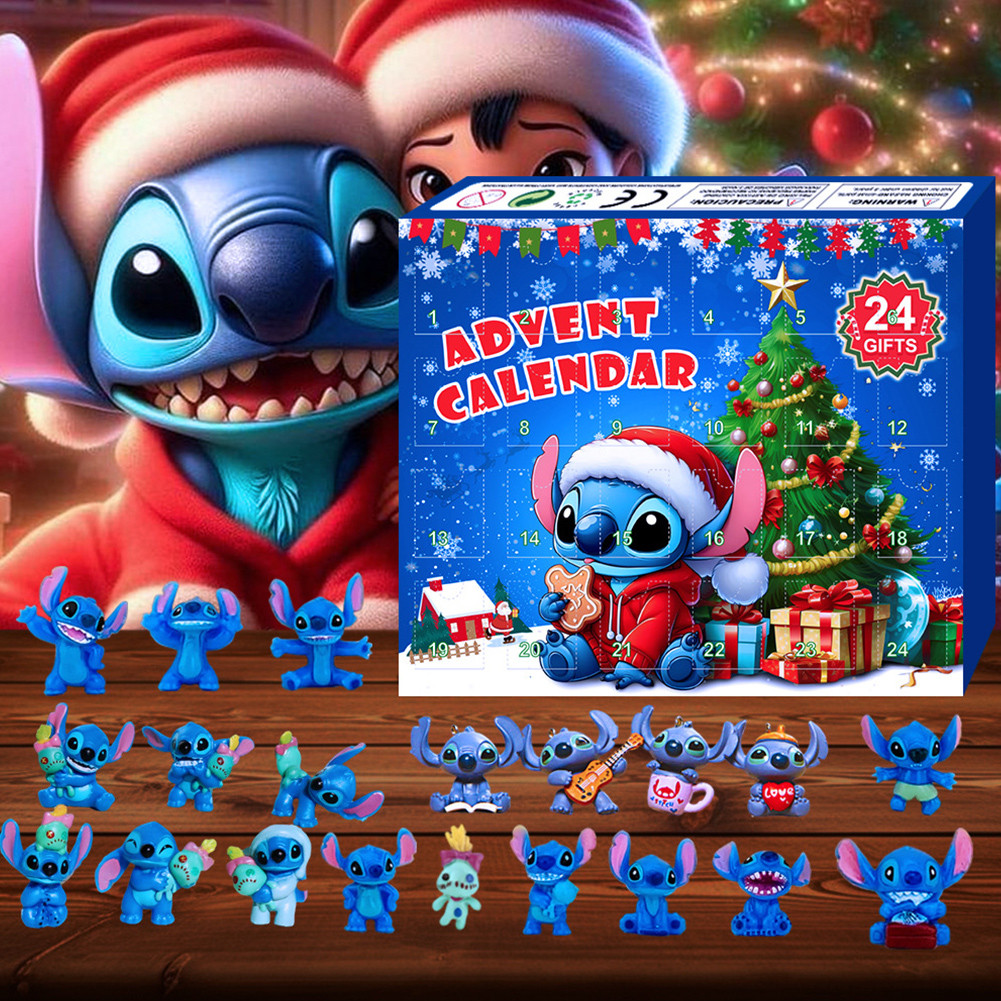 Jual Christmas Anime Figure Advent Calendar Decoration 2024 Home Xmas ...