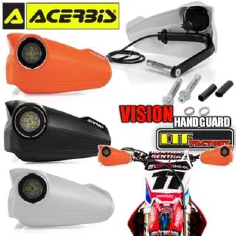 Jual handguard tulang pelindung tangan plus cover lampu sorot Led alien ...