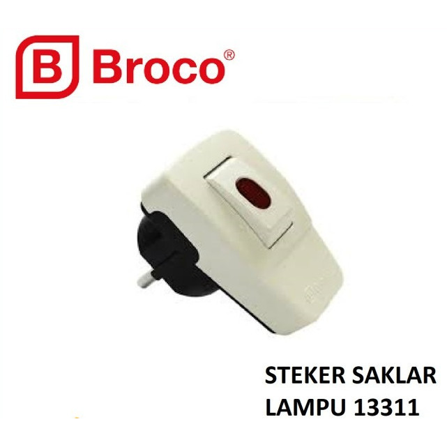 Jual BROCO STEKER SAKLAR LAMPU 13311 | Shopee Indonesia