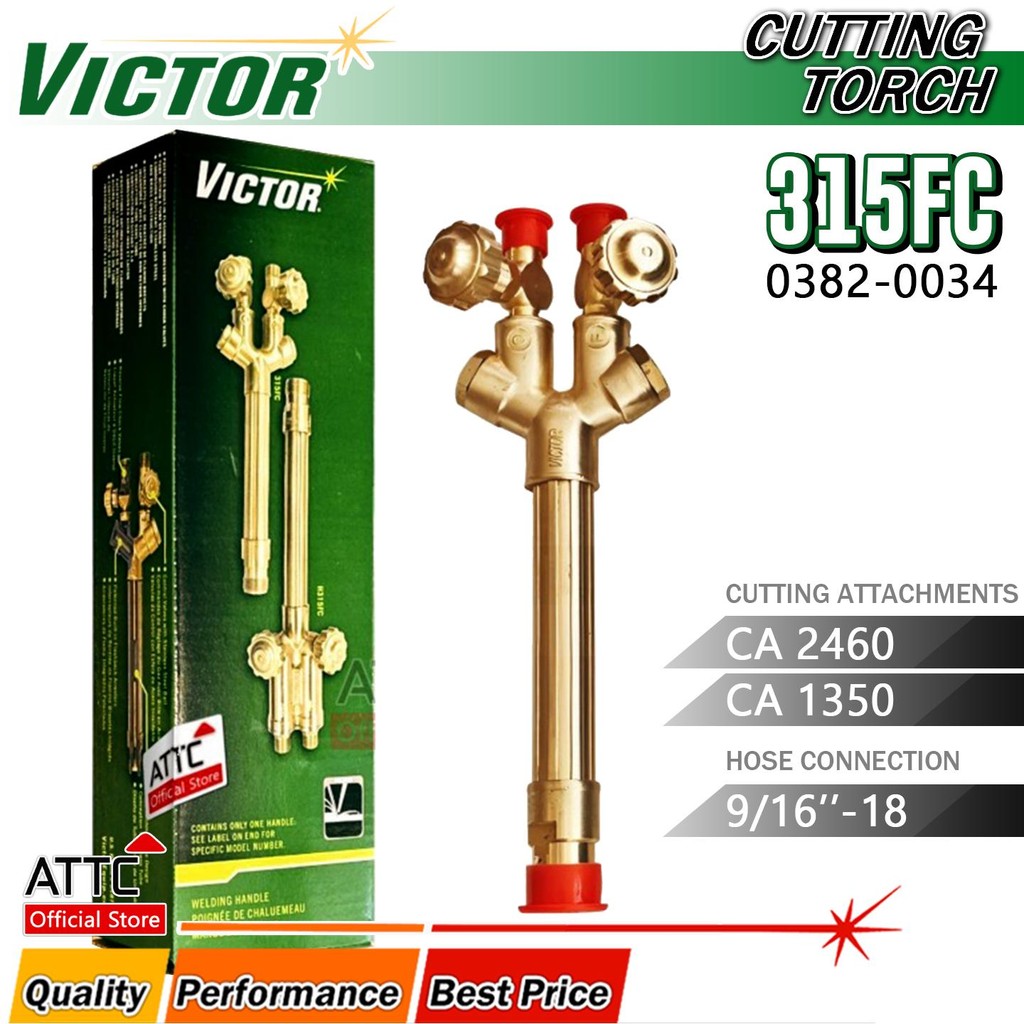Jual Victor 315C Cutting torch Handle 0382-0034 CA2460 FBR-1 FB-1 G350 ...
