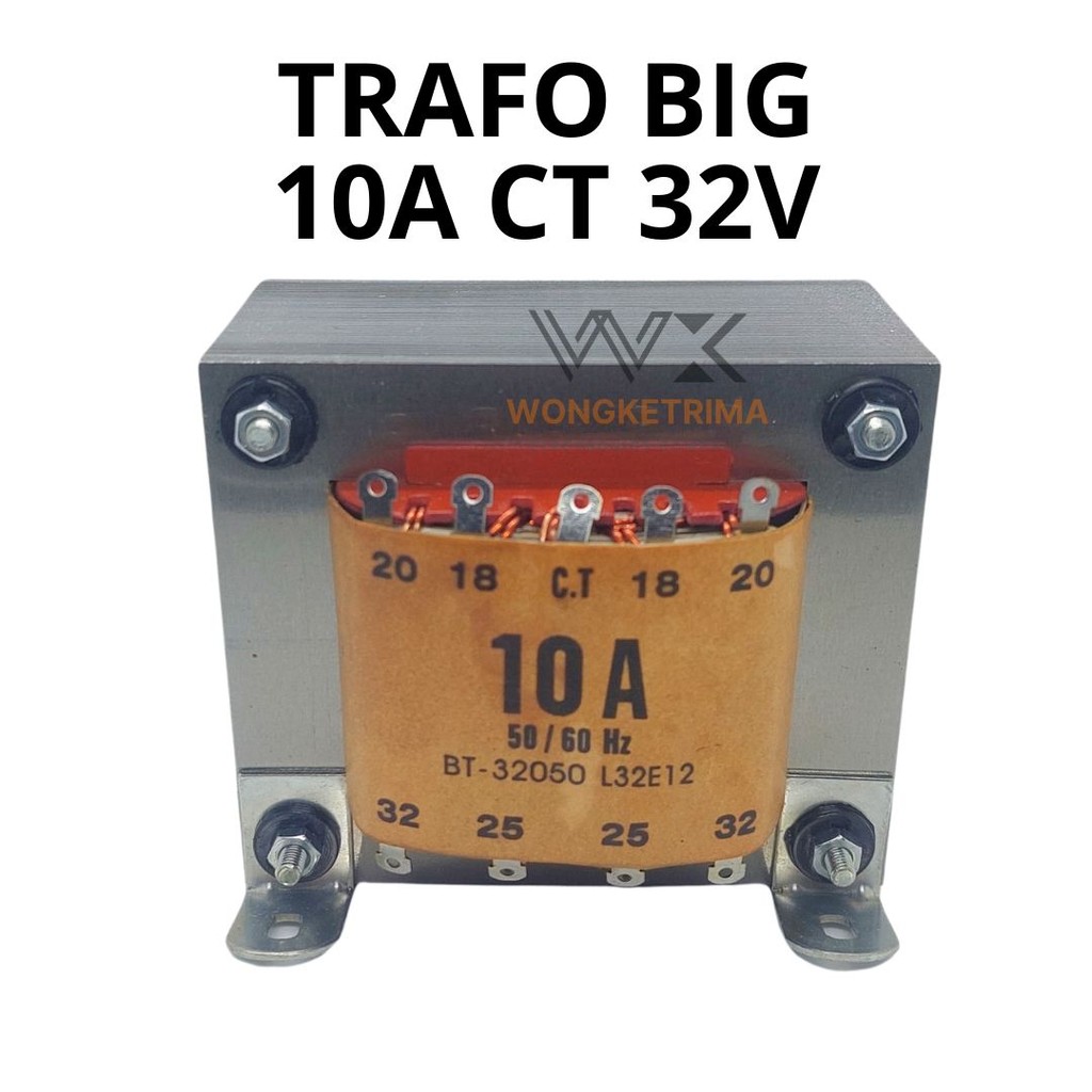 Jual TRAFO BIG 10A CT 32V 10 AMPER CT 32 VOLT | Shopee Indonesia