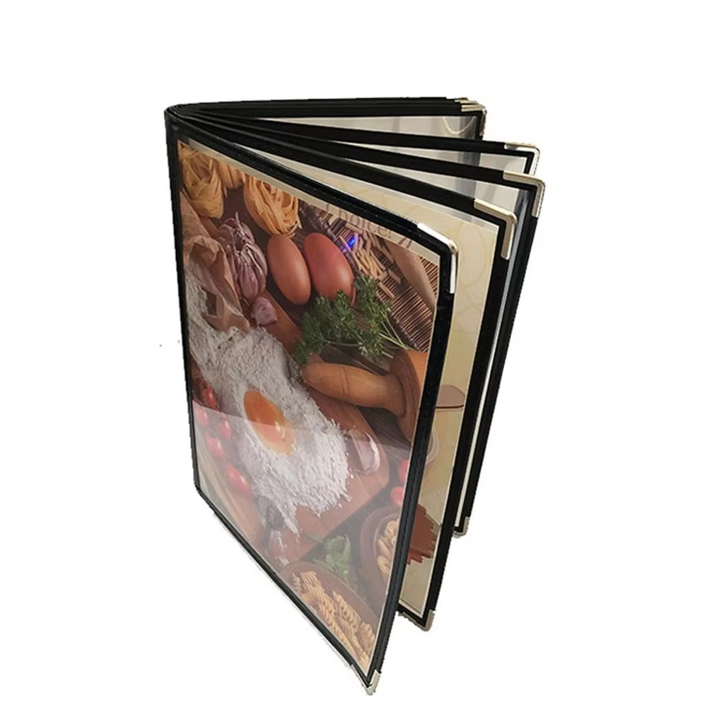 Jual 4/6/8page Cover Pelindung Menu A4 / Buku Menu Restoran Kulit Cover ...