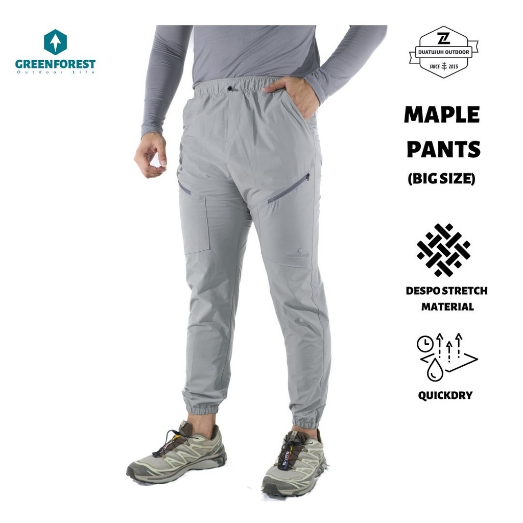 Jual Greenforest Maple Celana Jogger Big Size Pria dan Wanita - Celana ...