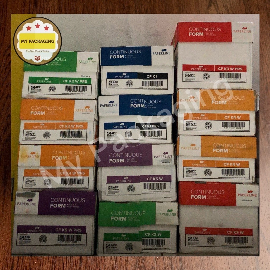 Jual Continuous Form 9.5 x 11 inch kertas nota invoice komputer printer ...
