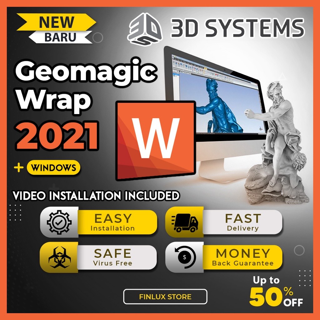 Jual 3D Systems Geomagic Wrap 2021 | Pro 3D Scanning Software ...