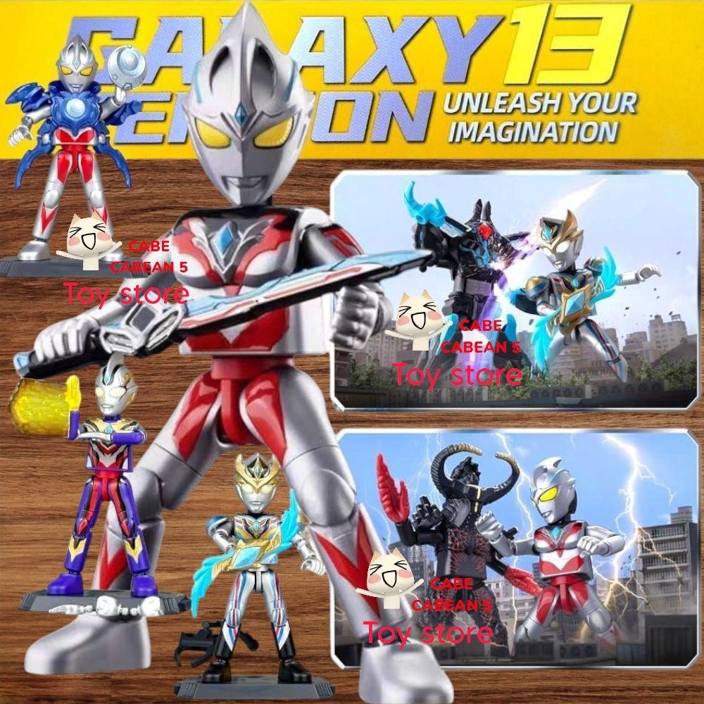 Jual Blokees Ultraman Vol 13 Galaxy Version Unleash Your Imagination ...