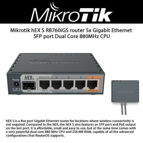 Jual Mikrotik Router RB760iGS hEX S | Shopee Indonesia