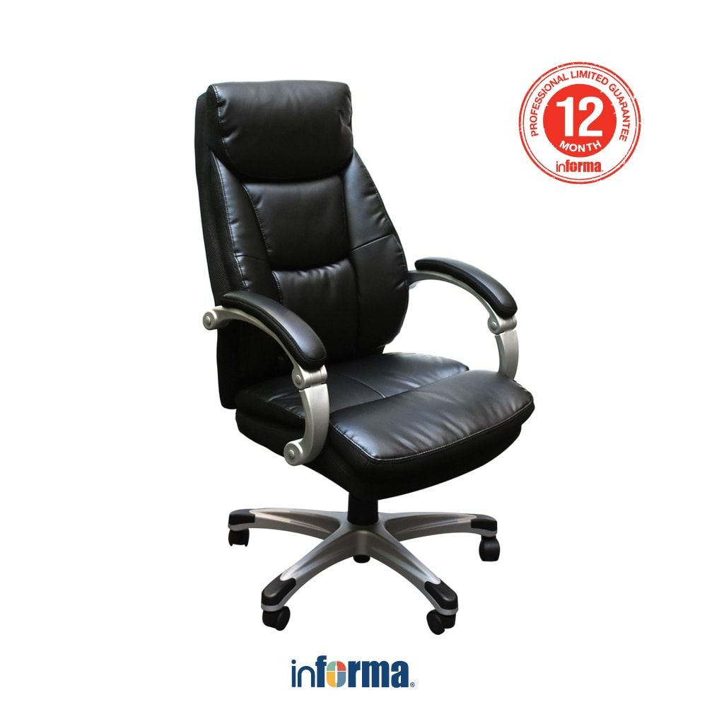 Jual Informa Urban Kursi Kantor Sandaran Tinggi Hitam Tempat Duduk