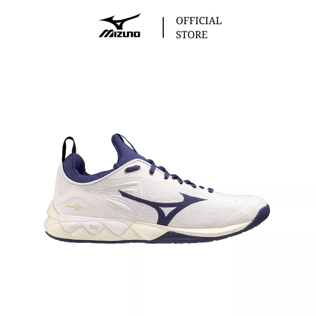 Jual Mizuno Sepatu Volley Wave Luminous 2 White Blue Ribbon Mp Gold MIZV1GA212043 Shopee Indonesia
