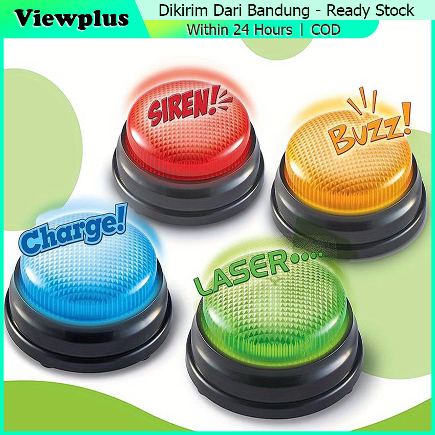 Jual 4Pcs Learning Resources Lights & Sound Answer Buzzers Bel Alarm ...