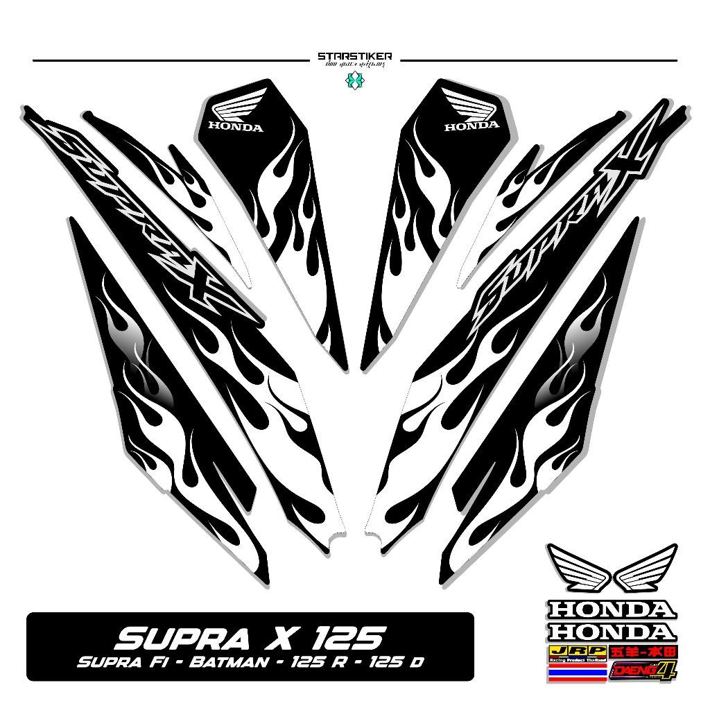 Jual STRIPING SUPRA X 125 R NEW 16 / STIKER SUPRA X 125 FI / STICKER ...