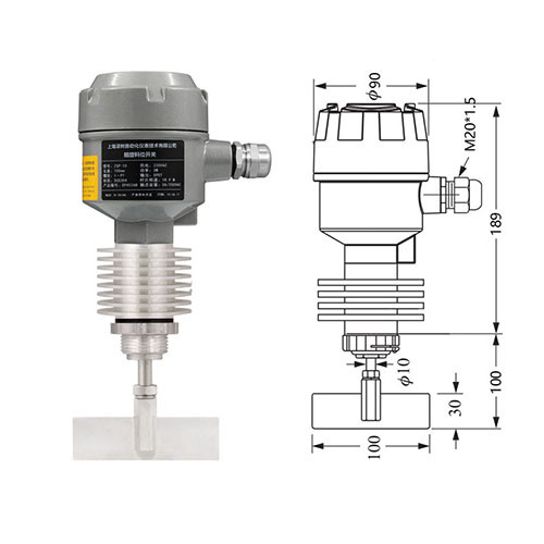 Jual Rotary level switch level controller level meter high temperature ...