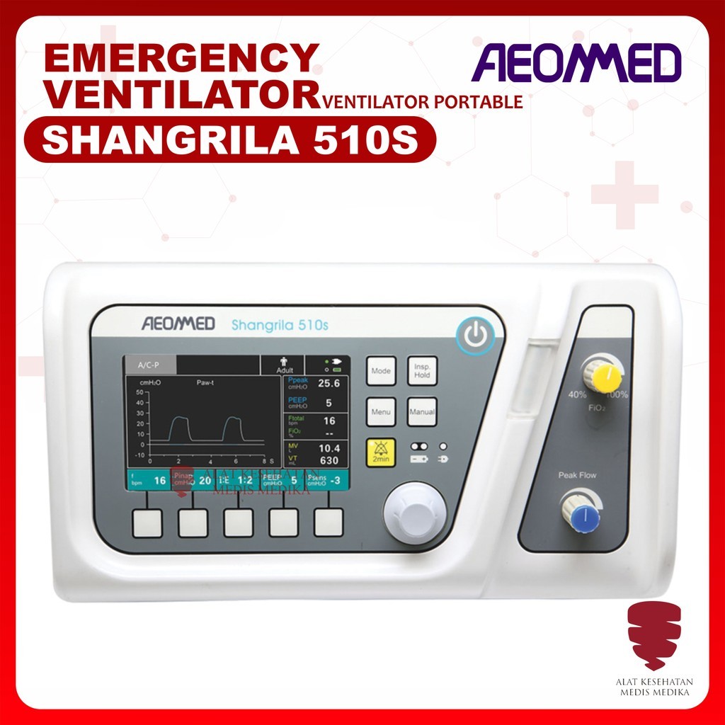 Jual Ventilator Portable Aeonmed Shangrila 510S Emergency Darurat ...