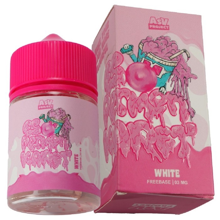 Jual Liquid Vape Es Permen Karet White Lychee 3MG 60ML By ASV Project ...