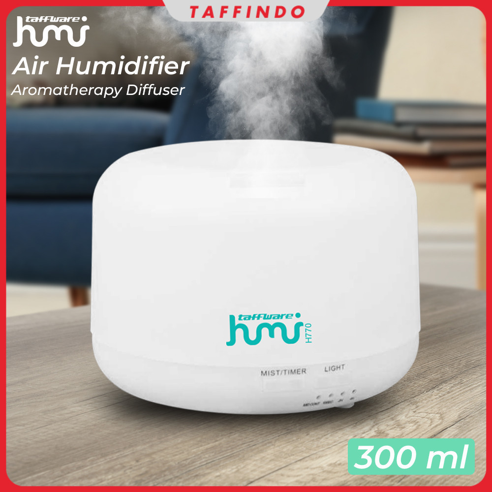 Jual Taffware HUMI Air Humidifier Aromatherapy Oil Diffuser + 7 LED ...