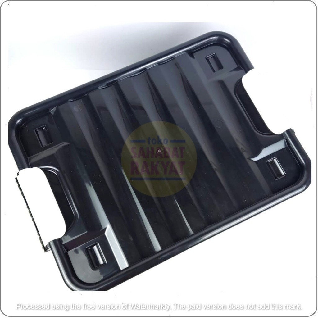 Jual Container Box Sedang/Box Kontainer Roda 4 Hitam 50 Liter Gratis ...