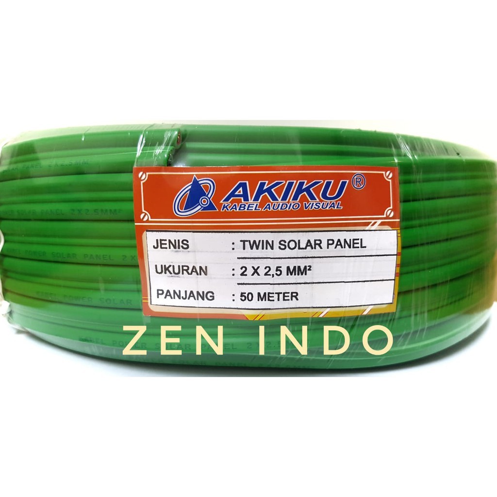 Jual Kabel Solar Panel / Panel Surya Twin Solar Panel Akiku 2x2,5 mm 50 ...