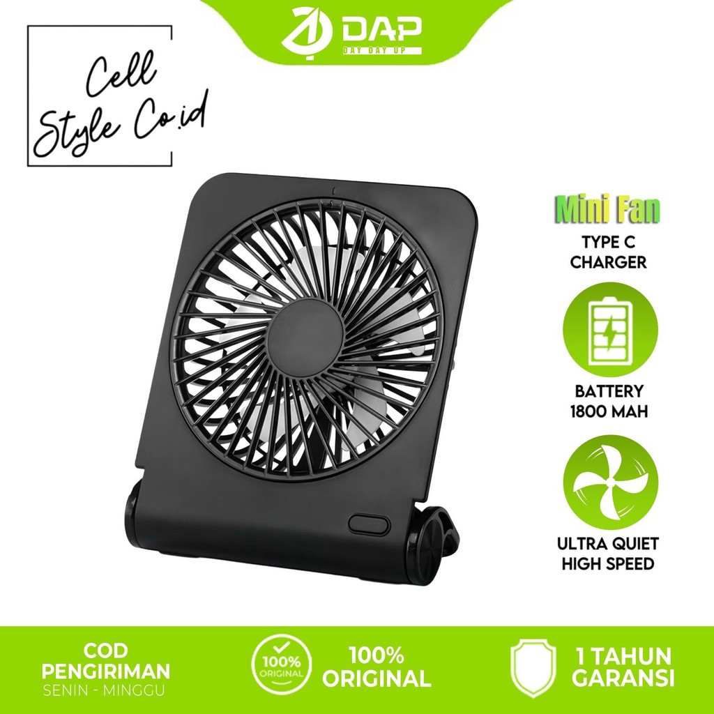 Jual DAP D-B05 Portable Mini desktop Fan - Kipas Angin Mini - Garansi 1 ...