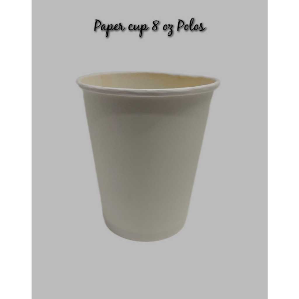 Jual Paper Cup Tebal 6.5oz 180ml 8oz 240ml Pack Gelas Kertas | Shopee ...