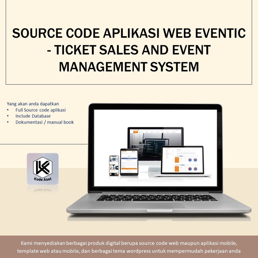 Jual SOURCE CODE APLIKASI WEB EVENTIC - TICKET SALES AND EVENT ...