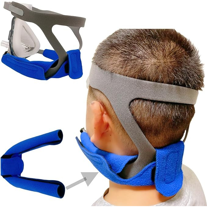 Jual PREORDER CPAP Neck Pad for Headgear Straps ,CPAP Neck Cushion,CPAP ...