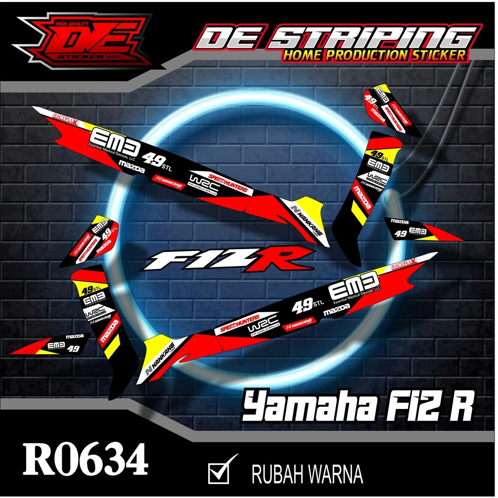 Jual Striping Variasi fiz R Motif Balap Racing keren Semi Full | Shopee ...