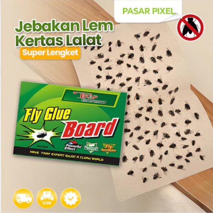 Jual Stiker lalat, stiker kertas terbang, kertas nyamuk, lem lalat