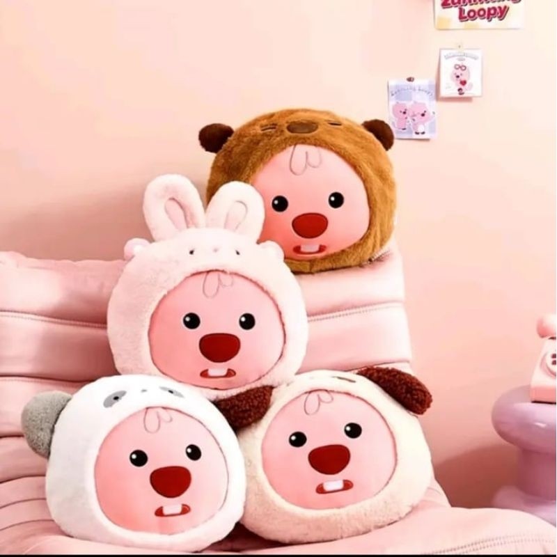 Jual Bantal Boneka Karakter Kepala Loopy Custom Lotso Panda Rabbit -+40 ...
