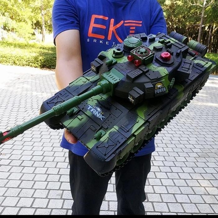 Jual RC War Tank Leopard Remote Control Besar - Mainan Battle Tank ...