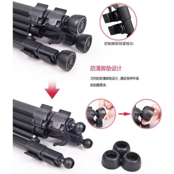 M1 Tripod Handphone Camera Digital Universal F 3520T Portable Landscape Penyangga Hp Kamera Max