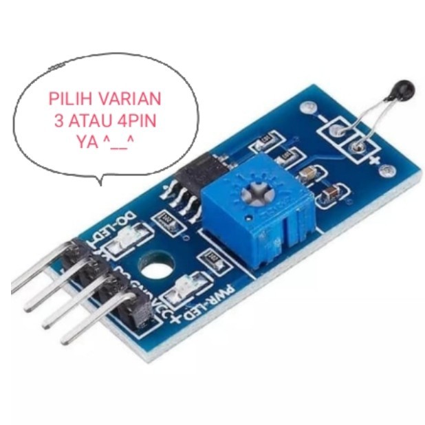 Jual NS99 NTC module thermistor sensor suhu uno Mega Raspberry - 3Pin ...