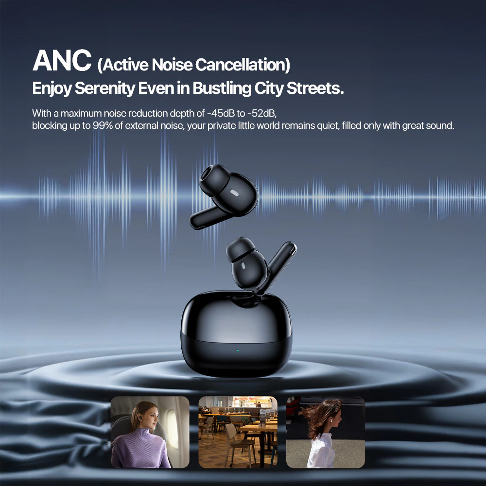 KiiP Wireless DTS8 True Wireless Bluetooth 5.4 Earphone ANC ENC TWS HIFI