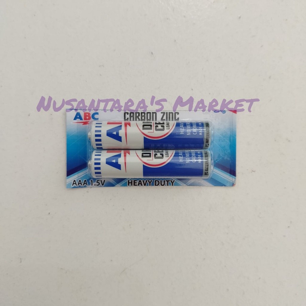Jual Baterai ABC Biru LR03/AAA (isi 1 pcs) - WPI | Shopee Indonesia