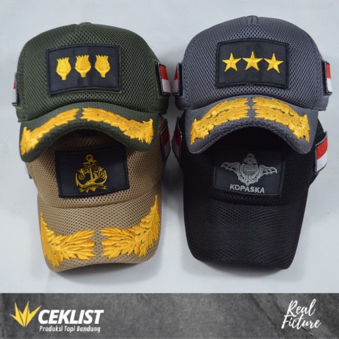 Jual Topi Tactical TNI AL kain Double Mess Topi Premium Best Quality ...