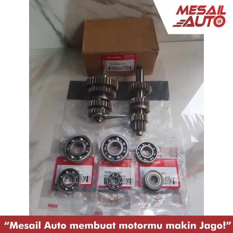 Jual Paket Gigi Rasio+Bearing Set Honda Grand, Supra, Supra x Lama ...