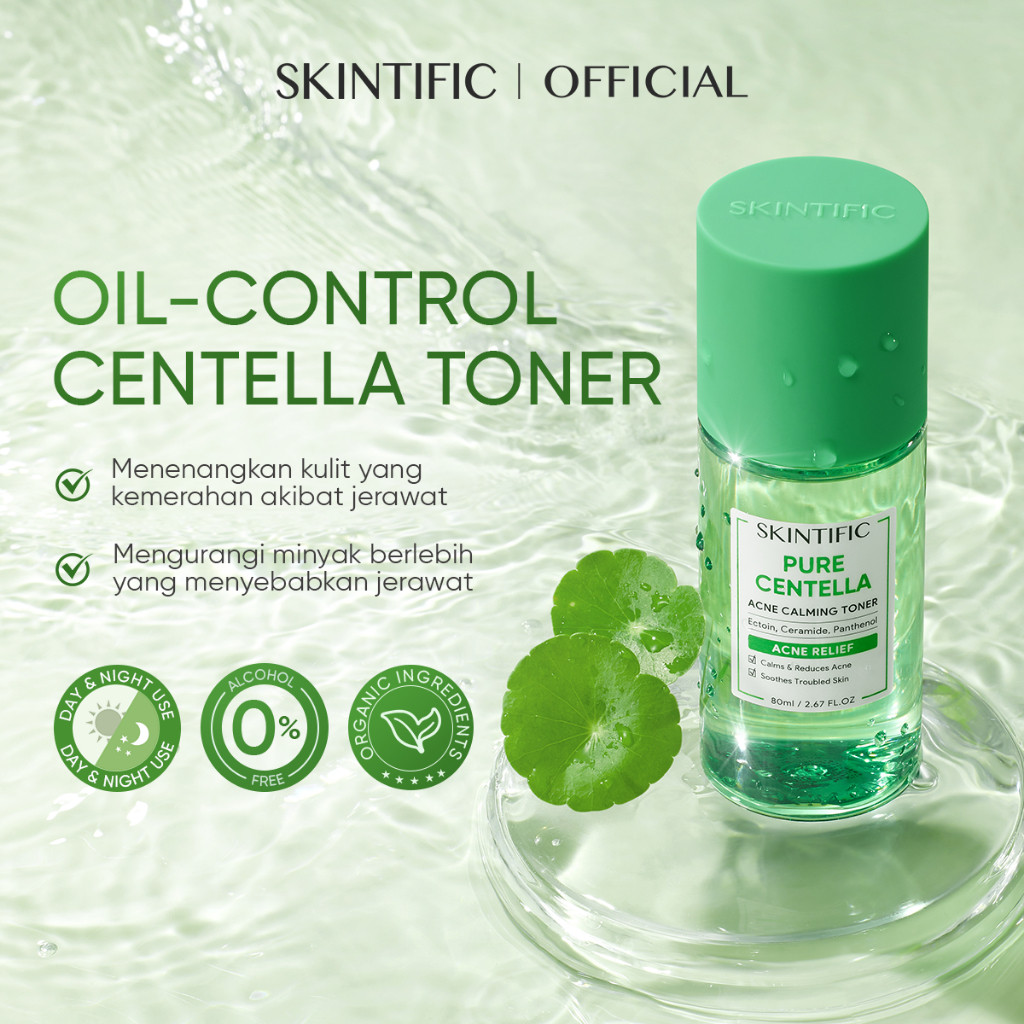 Jual SKINTI-FIC - Pure Centella Acne Calming Toner 80ml| Acne Treatment ...