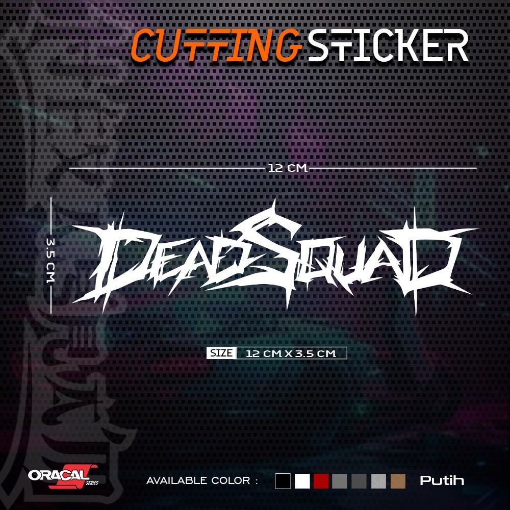 Jual Cutting Sticker DEADSQUAD Band | Stiker Cutting Band DeadSquad ...