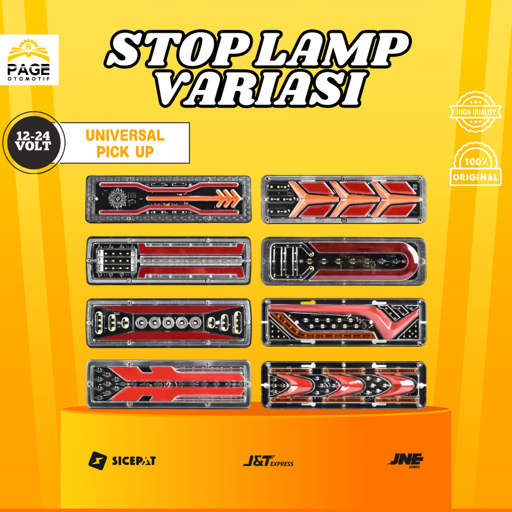 Jual Lampu Stoplamp Variasi Pickup 1 Set Kiri dan Kanan Panjang 30CM ...