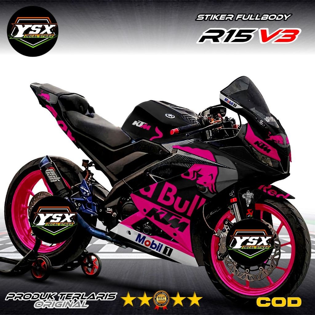 Jual Decal R15 V3 stiker Variasi Fullbody Skotlet Viral Design Balap ...