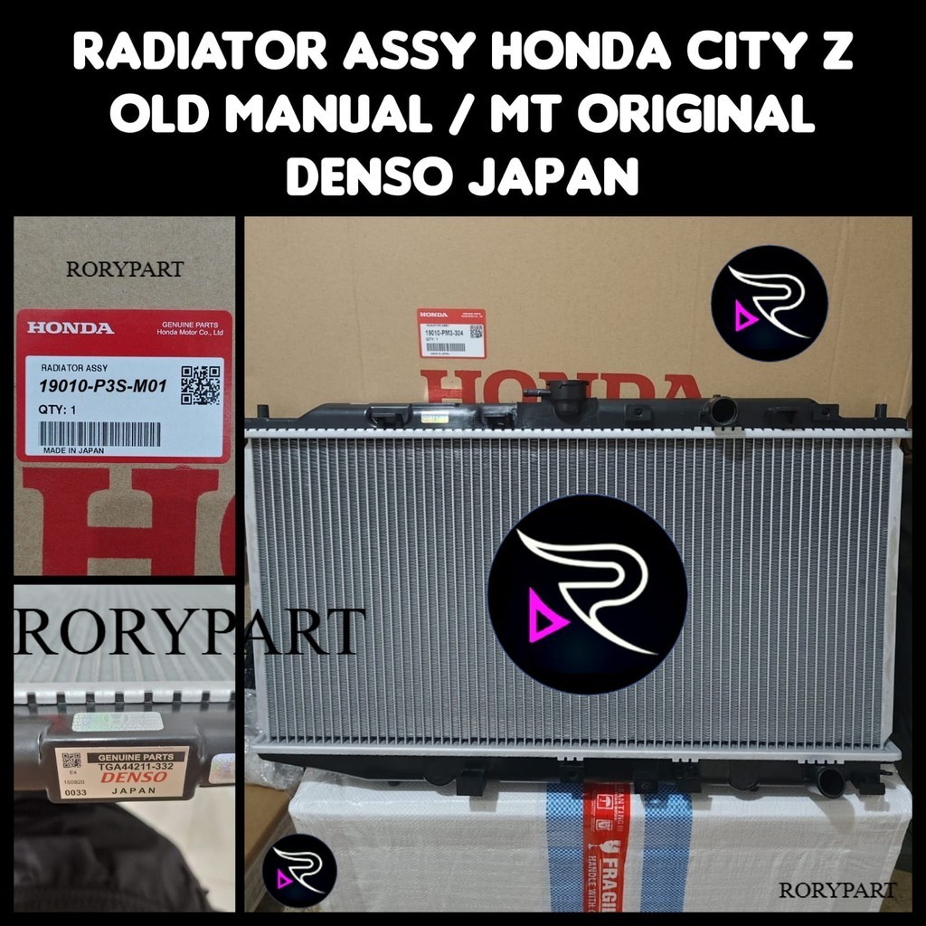 Jual RADIATOR ASSY HONDA CITY Z OLD PESONA MANUAL 1996-2002 ORIGINAL ...