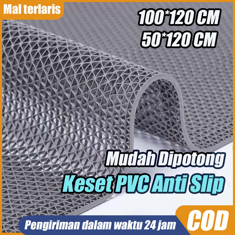 Jual Keset PVC Anti Slip Premium/120*100cm/Keset Lantai Kamar Mandi ...