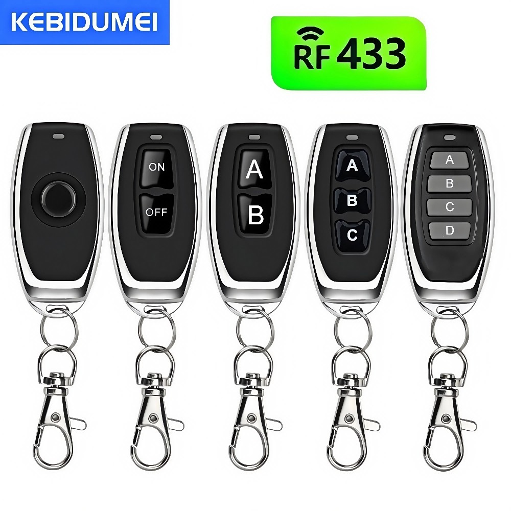 Jual 433Mhz RF Remote Control On Off Button Learning Code EV1527 Smart ...