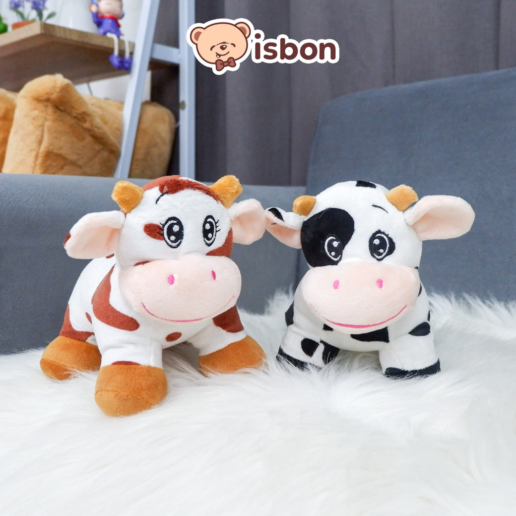 Jual ISTANA BONEKA Sapi Mini S Hitam Coklat Cow Mow Mainan Anak Lucu ...