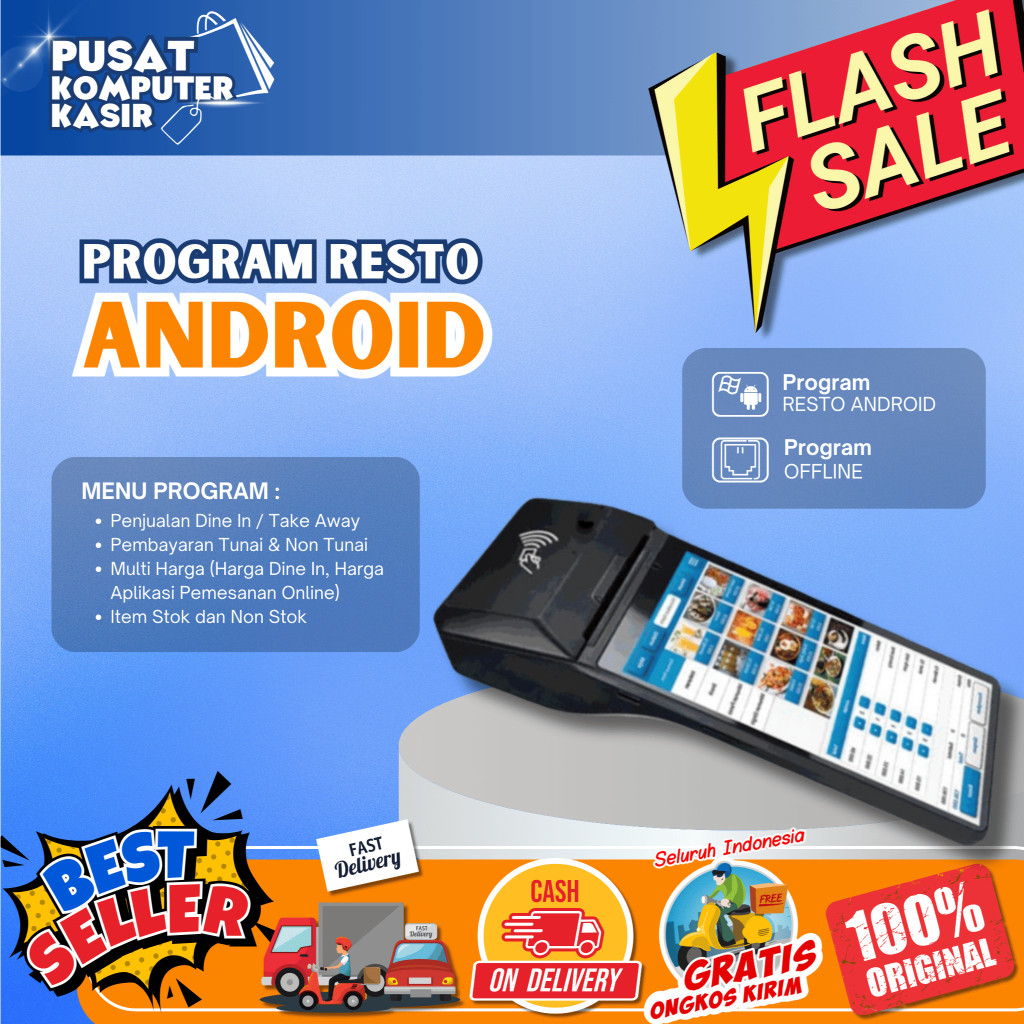 Jual Program Kasir Android untuk Usaha Cafe, Resto, Rumah Makan, Toko ...