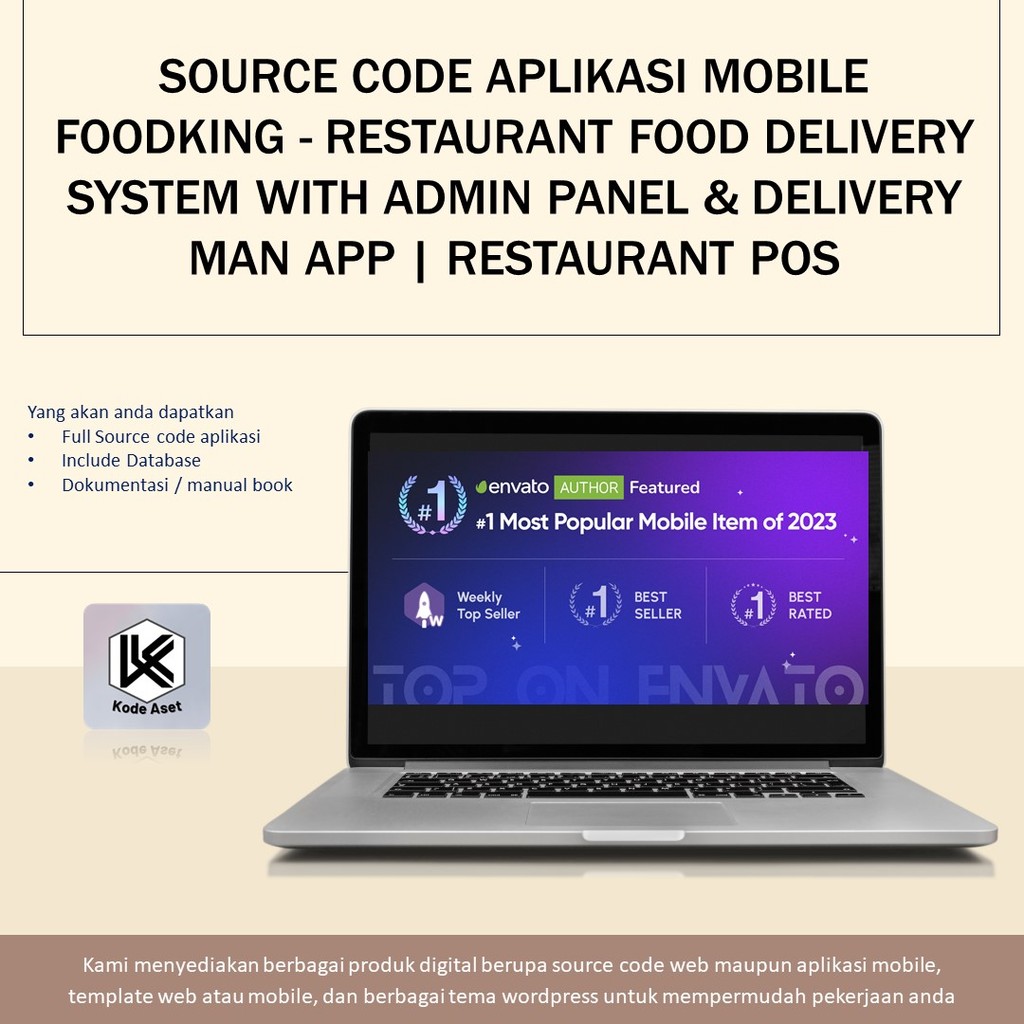 Jual SOURCE CODE APLIKASI MOBILE FOODKING - RESTAURANT FOOD DELIVERY ...