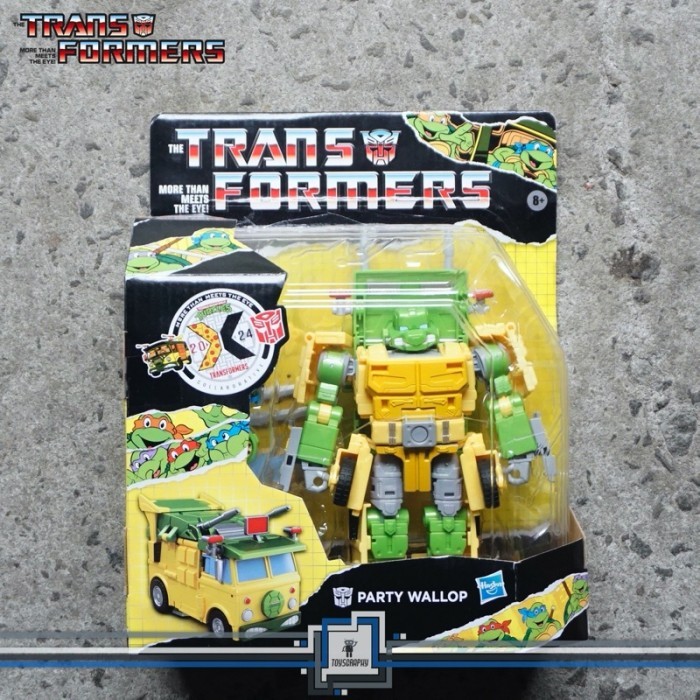 Jual Transformers Collaboration 2024 TMNT PARTY WALLOP Pizza Van ...