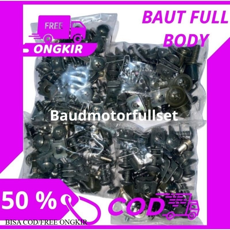 Jual Satu set baut / baud mur full body motor Jupiter Z (burhan ...
