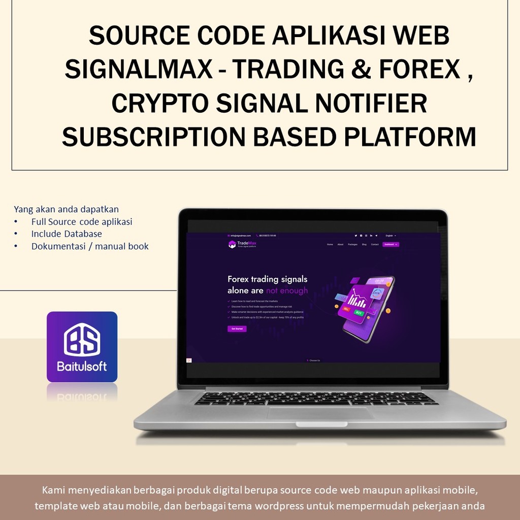 Jual SOURCE CODE APLIKASI WEB SIGNALMAX - TRADING & FOREX , CRYPTO ...