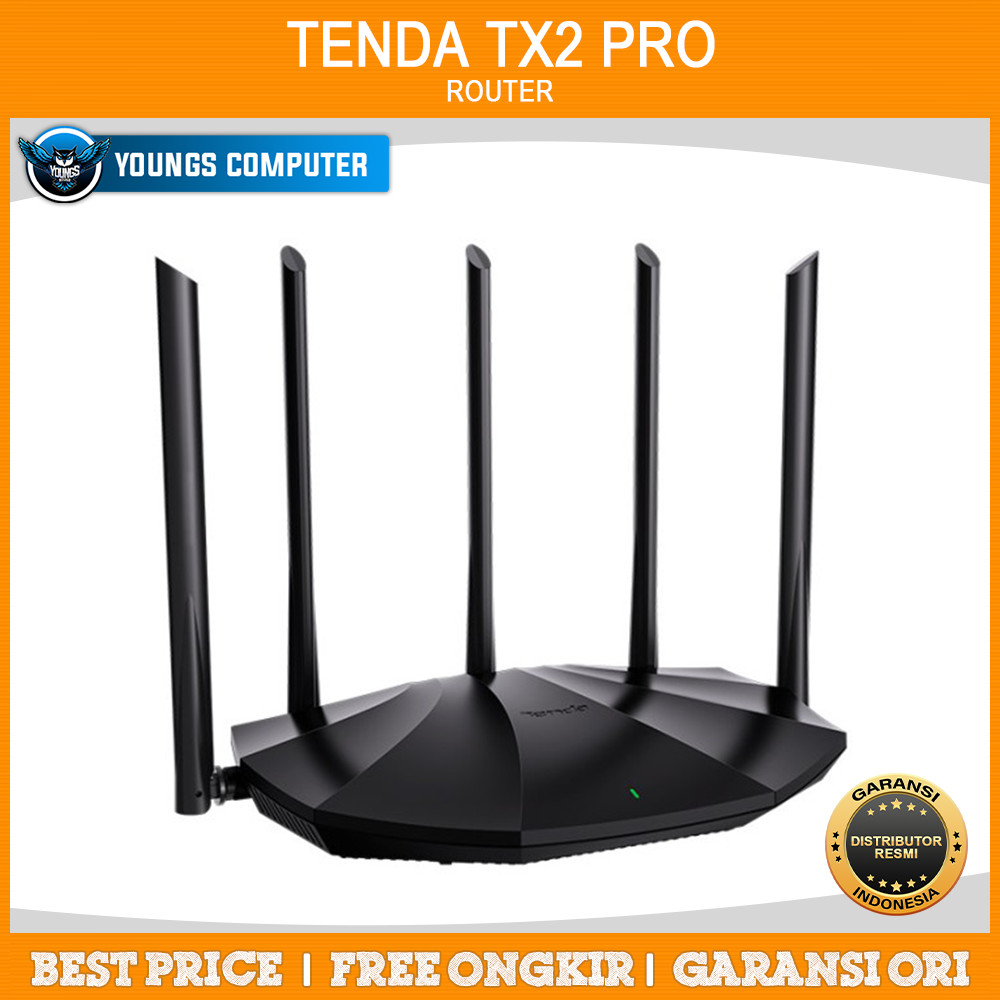 Jual Tenda TX2 Pro Dual-Band Gigabit Wi-Fi 6 Router Wireless | Shopee ...