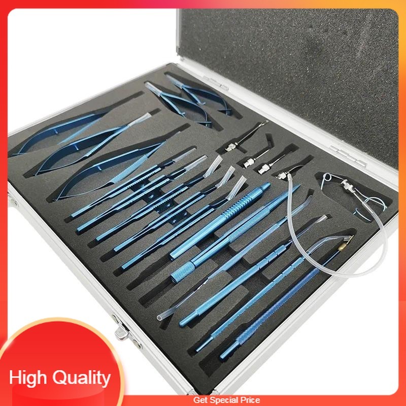 Jual THE BEST 21PCS Titanium Alloy/Stainless steel Eye Ophthalmic Set ...